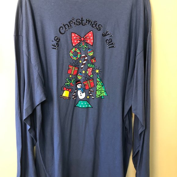 NWT It's Christmas Y'all Women's Shirt  Size 2XL - Picture 5 of 5